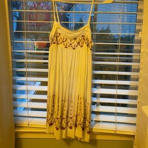 White flower dress free people